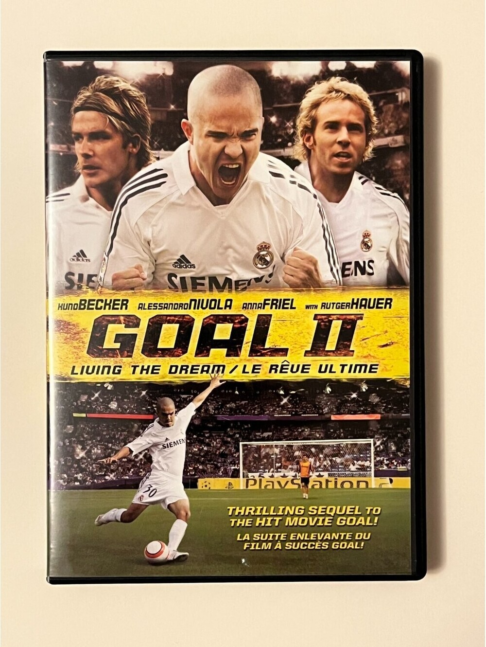 Goal II Living the Dream DVD Widescreen Kuno Becker Soccer Real Madrid Used